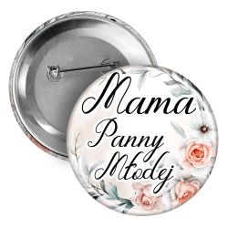 Button, przypinka (pins) (okrągły, plastikowy) "Mama...