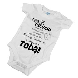 Body dla maluszka z napisem - Cześć Tatusiu- body z... 2