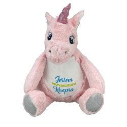 Różowy jednorożec z wyciąganym brzuszkiem oraz z... 2