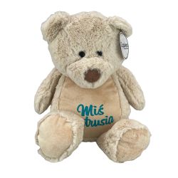 Beżowy miś ok. 32 cm z wyciąganym brzuszkiem oraz z... 2