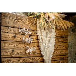 Dekoracyjny napis "Witajcie w Naszej Bajce"- piękna... 2