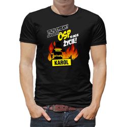 Koszulka z grafiką dla strażaka- męska unisex. 2