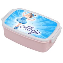 Pudełko na kanapki - śniadaniówka "Baletnica niebieska"-... 2