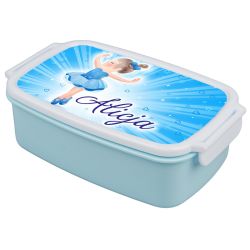 Pudełko na kanapki - śniadaniówka "Baletnica niebieska"-...