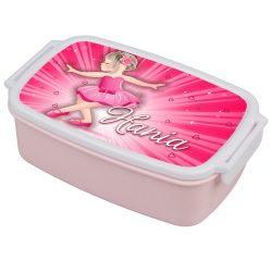Pudełko na kanapki - śniadaniówka "Baletnica różowa"-...