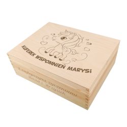 Niezbędnik z okazji urodzin dziecka - "Kuferek wspomnień...