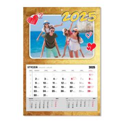 Kalendarz uniwersalny jednodzielny A3 z Twoim zdjęciem -... 2