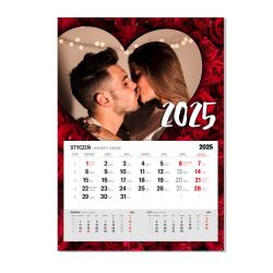 Kalendarz Walentynkowy jednodzielny A3 z Twoim zdjęciem i... 2