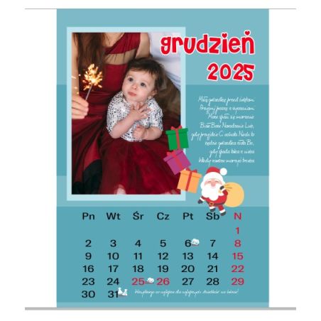 Foto Kalendarz ze zdjęciami specjalnie dla babci i dziadka - wzór 5.