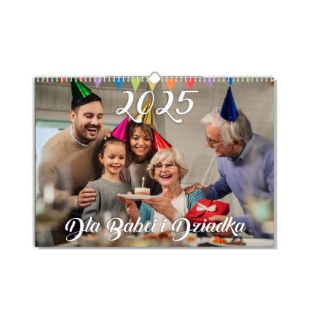 Foto Kalendarz ze zdjęciami specjalnie dla babci i dziadka.