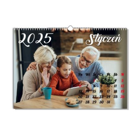 Foto Kalendarz ze zdjęciami specjalnie dla babci i dziadka.