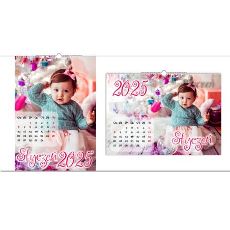 Foto Kalendarz ze zdjęciami - dziecięcy-podaj imię dziecka.