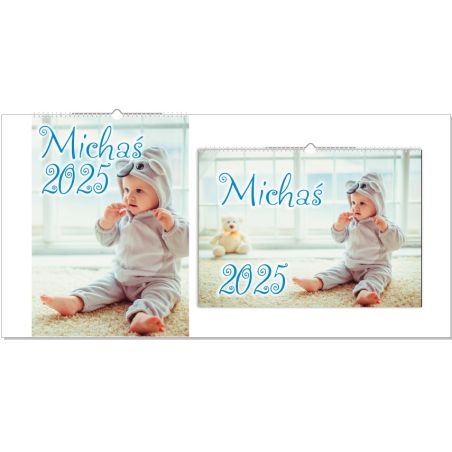 Foto Kalendarz ze zdjęciami - dziecięcy-podaj imię dziecka.