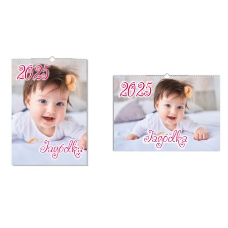 Foto Kalendarz ze zdjęciami - dziecięcy-podaj imię dziecka.