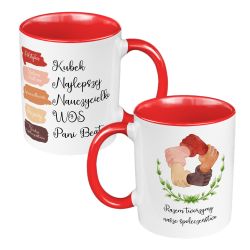 Kubek 330 ml kolorowy na dzień nauczyciela - dla...