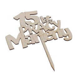 Topper na tort na urodziny - z imieniem solenizanta- na...