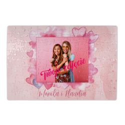 Foto puzzle magnetyczne ze zdjęciem oraz imionami...