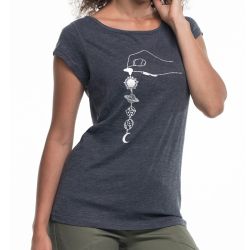 " Galaktyka wzór 1" - koszulka (nietoperz) damska. 2