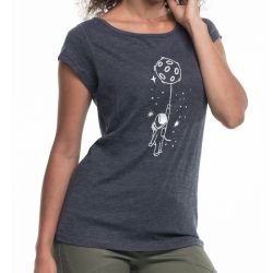 " Galaktyka wzór 4" - koszulka (nietoperz) damska. 2