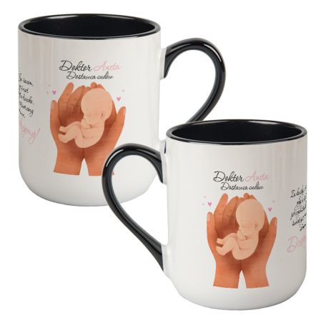 🩺 Kubek kawowy "Doktor dostawca cudów" – idealny dla lekarza z porodówki! 👶☕