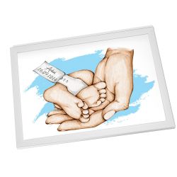 🎁 Ramka Pamiątkowa na Narodziny Dziecka 👶💕 2