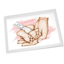 🎁 Ramka Pamiątkowa na Narodziny Dziecka 👶💕