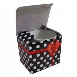 Pudełko prezentowe na kubek - wzór 1. 2