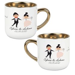 Zestaw kubków dla Młodej Pary 400 ml – Idealny prezent na...