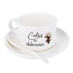Filiżanka „Kawa na dzień dobry / Całus na dobranoc” 2