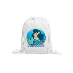 Personalizowany worek z syrenką i imieniem dziecka