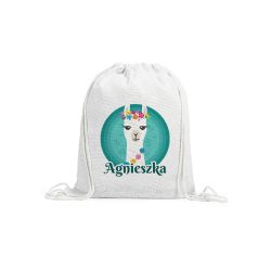 Worek dla przedszkolaka - Lama - personalizowany - zmień...