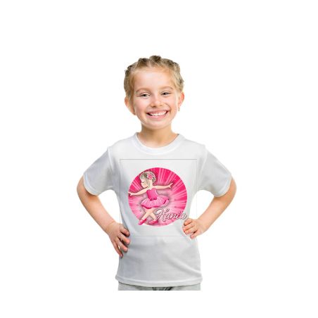 Koszulka dziecięca "Niebieska baletnica"- podaj imię dziecka.