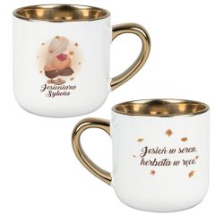 Kubek “Jesieniara” ze złotym uchem – personalizowany 400 m