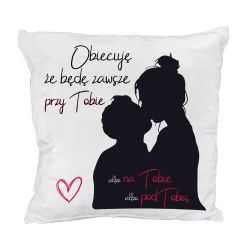 Poduszka z napisem „Obiecuję, że będę zawsze przy Tobie”... 2